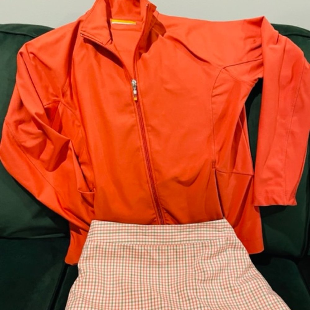 GET TWO!  Adidas Golf skirt and matching Lucy Tech jacket